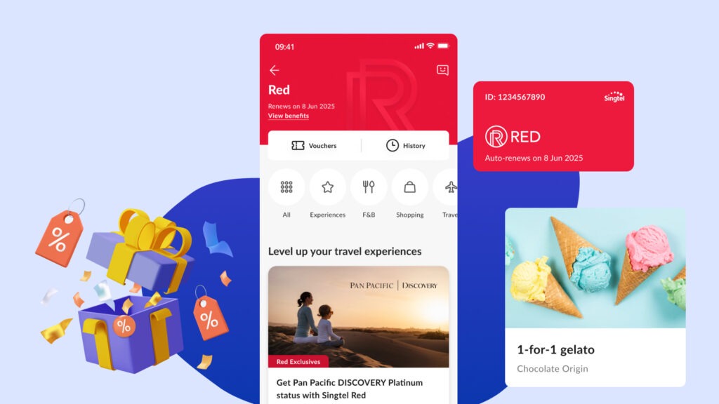 Singtel Postpaid Rewards on My Singtel app