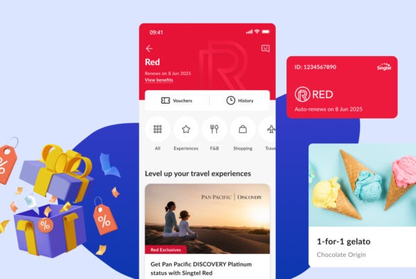 Singtel Postpaid Rewards on My Singtel app